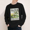 Moby Dick Book Cover Illustration Youth Long Sleeve Tee