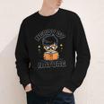 Nerdy By Nature Chibi Cute Book Lover Youth Long Sleeve Tee