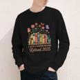A New Chapter Begins Retired 2025 Books Flowers Youth Long Sleeve Tee