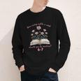 How Many Nights Reading 67 Meme Floral Book Lover Teacher Youth Long Sleeve Tee