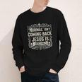 Normal Isn't Coming Back Jesus Is Book Of Revelations Bible Youth Long Sleeve Tee