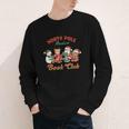 North Pole Readers Book Club Reading Book Christmas Youth Long Sleeve Tee