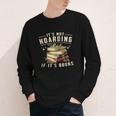 Not Hoarding If It's Books Reader Book Nerd Book Reading Youth Long Sleeve Tee