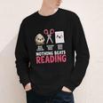Nothing Beats Reading Rock Paper Scissors Book Lover Library Youth Long Sleeve Tee