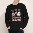 Nothing Goes Beyond Reading Rock Paper Scissors Book Youth Long Sleeve Tee
