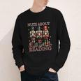 Nuts About Reading Nutcracker Reading Book Lover Christmas Youth Long Sleeve Tee