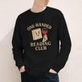 One-Handed Reading Club Smutty Book Lover Youth Long Sleeve Tee