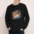 Open Book With Colorful Floral Reading Magic Youth Long Sleeve Tee Open Book With Colorful Floral Reading Magic Youth Long Sleeve Tee