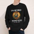 Owl I'm Retired Reading Books Is My Job Youth Long Sleeve Tee Owl I'm Retired Reading Books Is My Job Youth Long Sleeve Tee