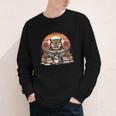 Owl Reading Books Book Library Bookworm Youth Long Sleeve Tee