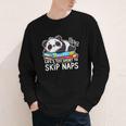 Panda Napping On Books Life’s Too Short To Skip Naps Youth Long Sleeve Tee Panda Napping On Books Life’s Too Short To Skip Naps Youth Long Sleeve Tee