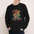 Paperbacks And Pool Days Flamingo Reading Summer Vibes Books Youth Long Sleeve Tee Paperbacks And Pool Days Flamingo Reading Summer Vibes Books Youth Long Sleeve Tee