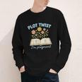 Plot Twist I'm Pregnant Literary Pregnancy Announcement Book Youth Long Sleeve Tee Plot Twist I'm Pregnant Literary Pregnancy Announcement Book Youth Long Sleeve Tee