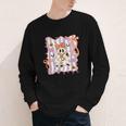 Preppy Coquette Bow Ghost Reading Books Halloween Book Youth Long Sleeve Tee Preppy Coquette Bow Ghost Reading Books Halloween Book Youth Long Sleeve Tee