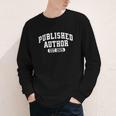 Proud Published Author 2025 Mom Dad Vintage Poet Book Writer Youth Long Sleeve Tee Proud Published Author 2025 Mom Dad Vintage Poet Book Writer Youth Long Sleeve Tee