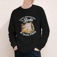 Quilting Sewing Machine Quilter Easily Distracted By Book Youth Long Sleeve Tee
