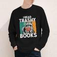 Raccoon Smutty Book Lover Spicy Romance Novels Women's Youth Long Sleeve Tee