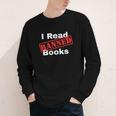 I Read Banned Books Censored Red Stamp Reading Librarian Youth Long Sleeve Tee I Read Banned Books Censored Red Stamp Reading Librarian Youth Long Sleeve Tee