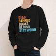 Read Banned Books Be Kind Stay Weird Youth Long Sleeve Tee
