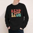 Read A Book Bruh Read Reading Librarian Boys Teen Kids Youth Long Sleeve Tee