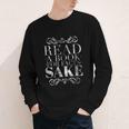 Read a Book For Facts Sake Librarian Youth Long Sleeve Tee Read a Book For Facts Sake Librarian Youth Long Sleeve Tee