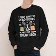 Read Books & Pet My Frenchton Owner Frenchton Lover Youth Long Sleeve Tee