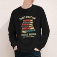 I Read Books Bookworm Halloween Youth Long Sleeve Tee