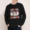 Read More Books Ghosts Reading Book Teacher Halloween Youth Long Sleeve Tee Read More Books Ghosts Reading Book Teacher Halloween Youth Long Sleeve Tee