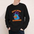 Read More Books Halloween Book Cute Ghost Reading Teaching Youth Long Sleeve Tee Read More Books Halloween Book Cute Ghost Reading Teaching Youth Long Sleeve Tee