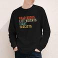 Read Books Lift Weights Fight Fascists Reading Youth Long Sleeve Tee