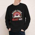 Read Your Heart Out Book Lovers Emotional Fall Vibes Youth Long Sleeve Tee