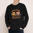 Read Your Heart Out Teacher Valentines Reading Book Love Youth Long Sleeve Tee Read Your Heart Out Teacher Valentines Reading Book Love Youth Long Sleeve Tee