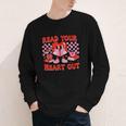 Read Your Heart Out Valentine Reading Book Kid Teacher Youth Long Sleeve Tee Read Your Heart Out Valentine Reading Book Kid Teacher Youth Long Sleeve Tee