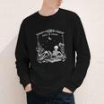Read In Peace Skeleton Reading Book Halloween Bookish Youth Long Sleeve Tee