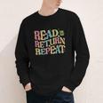 Read Return Repeat Read Reading Book Librarian Men Women Youth Long Sleeve Tee