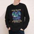 I Read Because Roasting People Is Frowned Upon Dragons Books Youth Long Sleeve Tee