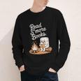 Read S'More Books Camping Outdoors Reading Campfire Smores Youth Long Sleeve Tee