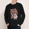 Read S'More Books Camping Outdoors Travel Campfire Smores Youth Long Sleeve Tee