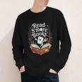 Read S'More Books Camping Outdoors Travel Campfire Youth Long Sleeve Tee
