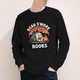 Read S'More Books Cute Campfire Reading Book Lovers Youth Long Sleeve Tee