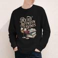 Read Between The Wines Vintage Book Lovers Wine Reading Youth Long Sleeve Tee Read Between The Wines Vintage Book Lovers Wine Reading Youth Long Sleeve Tee