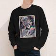 The Reader Tarot Card Women Book Lover Librarian Read Youth Long Sleeve Tee