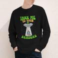 Take Me To Your Readers Alien Book Reading Bookaholic Youth Long Sleeve Tee Take Me To Your Readers Alien Book Reading Bookaholic Youth Long Sleeve Tee