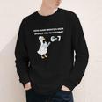 Reading 6-7 Silly Goose Read Books Bookish Bookworm Youth Long Sleeve Tee