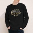 Reading 6–7 Teacher Librarian English Book Lover Quote Youth Long Sleeve Tee