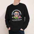 Reading Book Lovers Glasses Cartoon Worm Books Cute Bookworm Youth Long Sleeve Tee