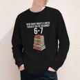 Reading Book Teacher 67 Six Seven Meme Youth Long Sleeve Tee Reading Book Teacher 67 Six Seven Meme Youth Long Sleeve Tee