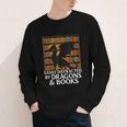 Reading Dragon Easily Distracted By Dragons And Books Youth Long Sleeve Tee Reading Dragon Easily Distracted By Dragons And Books Youth Long Sleeve Tee