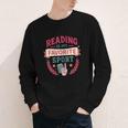 Reading Is My Favorite Sport Book Lover Keepsake For Women Youth Long Sleeve Tee Reading Is My Favorite Sport Book Lover Keepsake For Women Youth Long Sleeve Tee