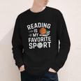 Reading Is My Favorite Sport Reading Book Lover Reader Youth Long Sleeve Tee